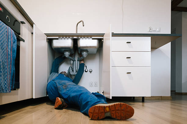 Professional Drain Cleaning technician working in Adamsburg, PA